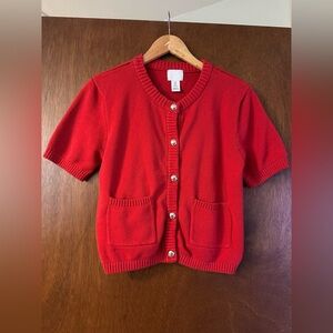 H&M Gold Buttoned Cardigan